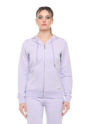 Bluza z bawełna z kaptur na co dzień na siłownię. Fioletowe bluzy sportowe damskie LEONE 1947 APPAREL, xl, bez wzorów, z bawełny, z kapturem, na fitness i siłownię. Za 147.31 zł.