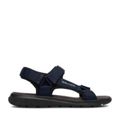 Sandały Nautica. Niebieskie sandały męskie Nautica, bez zapięcia. Za 129.99 zł.