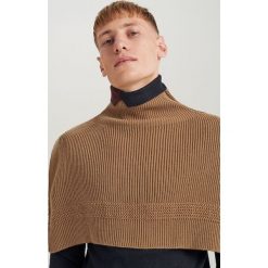 Komin ReDesign - Brązowy. Szare szaliki męskie marki Giacomo Conti, na zimę, z tkaniny. Za 79.99 zł.