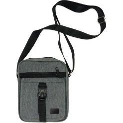 Torebka Szara z Regulowanym Paskiem, Listonoszka, Zapinana na Zamek -Pako Jeans. Szare saszetki męskie Pako Jeans, z jeansu, małe. Za 45.00 zł.