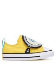 Converse Trampki Converse x Minions Chuck Taylor All Star One Strap Easy-On A21407C Żółty. Żółte trampki i tenisówki dziewczęce Converse, bez wzorów, z materiału, bez zapięcia. Za 239.99 zł.