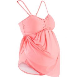 Tankini ciążowe (2 części) bonprix koralowy. Czerwone bikini damskie bonprix. Za 74.99 zł.