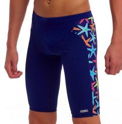 Spodenki FUNKY TRUNKS Starry Night - jammery chłopięce. Brązowe kąpielówki dla chłopców FUNKY TRUNKS, bez wzorów, z elastanu, wakacyjne. Za 202.60 zł.