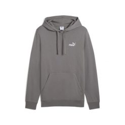 Bluza sportowa męska z kapturem Puma Essentials No. 1. Szare bluzy męskie Puma, m, bez wzorów, z kapturem. Za 153.99 zł.