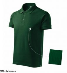 MALFINI - ADLER - Koszulka polo męska, 170 g/m, dark green L. Zielone koszulki polo męskie Malfini, l, bez wzorów, bez ramiączek. Za 30.29 zł.