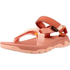 Sandały TEVA C HURRICANE XLT J Rose. Czerwone sandały damskie Teva, bez wzorów, z tkaniny, bez obcasa, bez zapięcia. Za 217.99 zł.