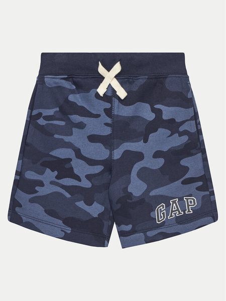 Gap Szorty sportowe 602806-01 Granatowy Regular Fit. Niebieskie szorty dla chłopców GAP, bez wzorów, z bawełny, sportowe. Za 129.99 zł.