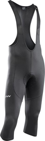 Spodenki rowerowe NORTHWAVE Active Bibknicker 3/4 czarny. Czarne szorty męskie Northwave, m, bez wzorów, z materiału, wakacyjne. Za 227.50 zł.