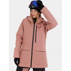 Kurtka Narciarska Damska Fundango Poplar ECO. Fioletowe kurtki snowboardowe damskie Fundango, bez wzorów, bez kaptura, narciarskie. W wyprzedaży za 499.00 zł.