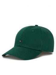 Tommy Hilfiger Czapka z daszkiem Th Flag Cotton 6 Panel Cap AM0AM13008 Zielony. Zielone rękawiczki męskie Tommy Hilfiger, bez wzorów, z bawełny. Za 169.99 zł.