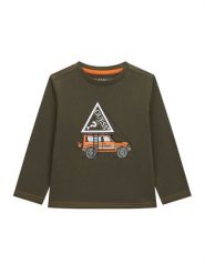 Guess Bluzka N6BI13 K5865 Zielony ciemny Regular Fit. Zielone t-shirty dla chłopców Guess, z aplikacjami, z bawełny, bez ramiączek. Za 84.99 zł.