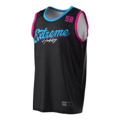 Koszulka koszykarska na ramiączkach męska EXTREME HOBBY VIBES. Czarne koszulki sportowe męskie EXTREME HOBBY, m, bez wzorów, z elastanu, bez kołnierzyka, bez ramiączek, na fitness i siłownię. Za 159.00 zł.
