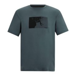 T-shirt Męski Wspinaczka Górska Fingal. Szare t-shirty męskie Regatta, l, bez wzorów, z elastanu, bez kołnierzyka. Za 75.99 zł.