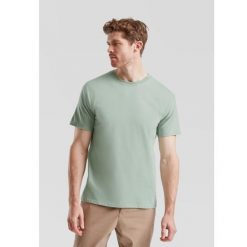 T-shirt Fruit Of The Loom Iconic 195 Premium Tees dla dorosłych Green Sage. Białe t-shirty męskie Fruit of the Loom, m, bez wzorów, z bawełny, klasyczne, bez kołnierzyka. Za 129.99 zł.