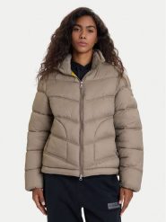 Napapijri Kurtka zimowa A-Ega NP0A88XD Szary Regular Fit. Szare kurtki damskie Napapijri, na zimę, xs, bez wzorów, z syntetyku, bez kaptura. Za 969.99 zł.