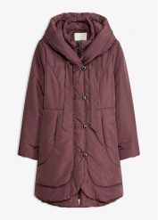 Krótki płaszcz o kroju loose fit. Zielone płaszcze damskie bonprix, bez wzorów, eleganckie, krótkie, bez kaptura. Za 269.99 zł.