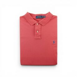 Second life - Koszulka Polo Ralph Lauren męska z krótkim rękawem - Stan dobry. Brązowe koszulki polo męskie Ralph Lauren, l, bez wzorów, z materiału, eleganckie, bez ramiączek. Za 106.46 zł.