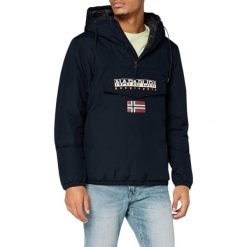 Kurtka turystyczna męska Napapijri Shade. Niebieskie kurtki męskie Napapijri, na zimę, m, bez wzorów, z poliamidu, z kapturem. W wyprzedaży za 784.00 zł.
