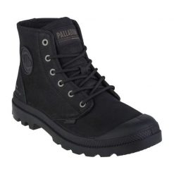 Buty Palladium Pampa Hi Supply Lth W 77963-001-M czarne. Czarne obuwie sportowe damskie bez wzorów, z gumy. Za 752.11 zł.