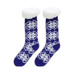 Skarpety damskie zimowe śnieżynki rozmiar 36-41 granatowe. Białe skarpety damskie Intesi, bez wzorów. W wyprzedaży za 56.90 zł.