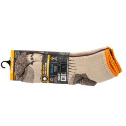 Skarpetki sportowe męskie 3pk Mens Work Qtr Socks. Brązowe skarpety męskie Skechers, bez wzorów, z lycry. Za 79.99 zł.