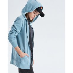 Rozpinana bluza z kapturem - Zielony. Bluzy damskie marki Cropp. Za 79.99 zł.