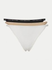 Tommy Hilfiger Komplet 3 par stringów UW0UW05754 Kolorowy. Stringi damskie Tommy Hilfiger, xl, bez wzorów, z syntetyku. Za 119.99 zł.