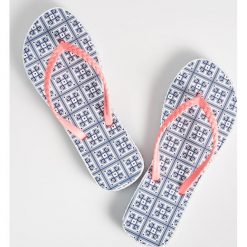 Wzorzyste klapki - Granatowy. Klapki damskie marki Sinsay. Za 19.99 zł.
