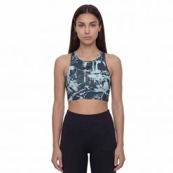 Biustonosz dla kobiet Kappa Irrana Pro. Niebieskie biustonosze Kappa, bez wzorów. Za 239.50 zł.