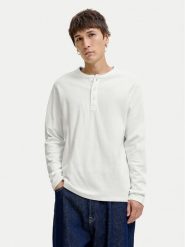 Jack & Jones Longsleeve Blutyrell 12266583 Biały Regular Fit. Białe bluzki z długim rękawem męskie Jack & Jones, m, bez wzorów, z bawełny, bez kołnierzyka. Za 159.99 zł.