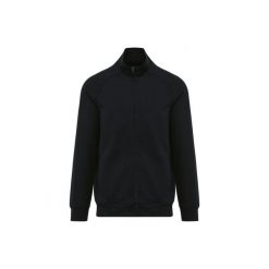 Bluza zapinana na zamek błyskawiczny Kariban Premium. Czarne bluzy męskie KARIBAN, m, bez wzorów, bez kaptura. Za 230.00 zł.