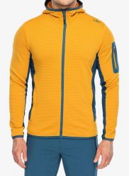 Bluza polarowa CMP Mirevo Jacket. Żółte bluzy męskie CMP, m, bez wzorów, z elastanu, bez kaptura. Za 349.99 zł.