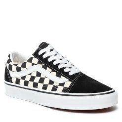 Tenisówki Vans. Czarne półbuty damskie Vans, bez wzorów, bez zapięcia. Za 219.99 zł.