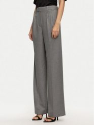 Guess Spodnie materiałowe W4BB02 WGIF2 Szary Relaxed Fit. Szare spodnie materiałowe damskie Guess, xl, z aplikacjami, z materiału. Za 239.99 zł.