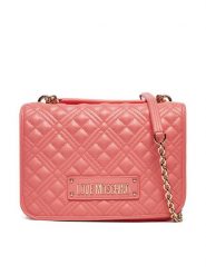 LOVE MOSCHINO Torebka JC4000PP1MLA0464 Koralowy. Pomarańczowe torebki do ręki damskie Love Moschino, bez wzorów, ze skóry, bez dodatków. Za 469.99 zł.