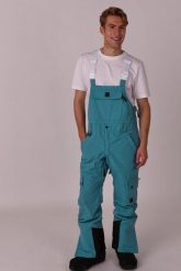 Spodnie Yeh Man Bib Pant Teal. Niebieskie spodnie snowboardowe męskie OOSC, m, bez wzorów, z materiału, narciarskie. Za 1,078.99 zł.