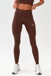 Damskie legginsy sportowe fitness Rough Radical Zoya Classic. Brązowe legginsy damskie ROUGH RADICAL, s, bez wzorów, z elastanu, z podwyższonym stanem, długie, na fitness i siłownię. Za 135.92 zł.