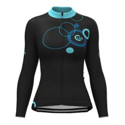 Koszulka Z Długim Rękawem Ordino Galaxy Damska Czarno-Niebieska. Czarne bluzy sportowe damskie C-LAB, l, bez wzorów, bez kołnierzyka, bez ramiączek, rowerowe. W wyprzedaży za 335.42 zł.