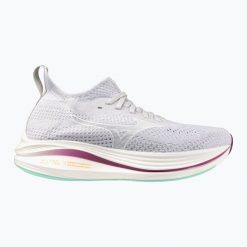 Buty do biegania damskie Mizuno Neo Zen Icelandic nimbus cloud/white/ice green. Niebieskie obuwie sportowe damskie Mizuno, bez wzorów, do biegania. Za 569.99 zł.