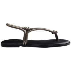 Sandały damskie Havaianas Una Acai. Czarne sandały damskie Havaianas, bez wzorów, z gumy, bez obcasa, bez zapięcia. Za 213.00 zł.