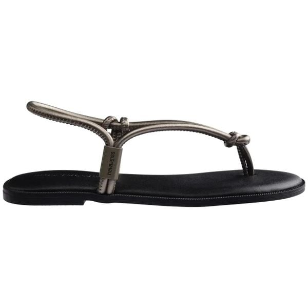 Sandały damskie Havaianas Una Acai. Brązowe sandały damskie Havaianas, bez wzorów, z gumy, bez obcasa, bez zapięcia. Za 215.50 zł.