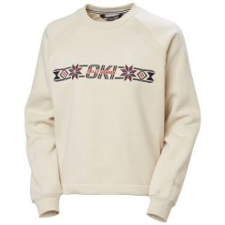 Sweter damski Helly Hansen Bliss. Białe bluzy sportowe damskie Helly Hansen, bez wzorów, bez kaptura, narciarskie. Za 460.00 zł.