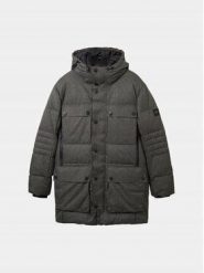 Tom Tailor vyriška žieminė parka, tamsiai pilka. Kurtki męskie Norway 1963, m, bez wzorów, bez kaptura. Za 385.83 zł.