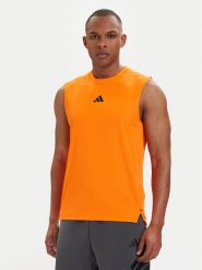 Adidas Koszulka techniczna D4T PrimeLift 3 Stripes KD0374 Pomarańczowy Slim Fit. Brązowe koszulki sportowe męskie Adidas, m, bez wzorów, z syntetyku, bez kołnierzyka, bez ramiączek, na fitness i siłownię. Za 157.99 zł.