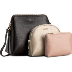 Torebka FURLA - Boheme 887879 E EK08 AM1 Onyx/Gold/Kaki. Czarne listonoszki damskie Furla, ze skóry. Za 835.00 zł.