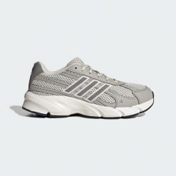 BUTY TECHNOCHAOS 2000. Szare obuwie sportowe damskie Adidas, bez wzorów, z gumy, do biegania. Za 369.00 zł.