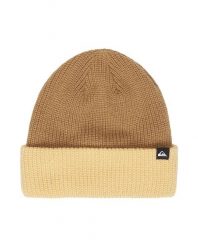 Czapka z mankietem dla Mężczyzn PERFORMER CONTRAST Żółty. Żółte czapki i kapelusze męskie Quiksilver, bez wzorów, z materiału. Za 109.99 zł.