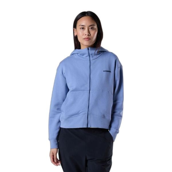 Damska bluza z kapturem full zip Rossignol Logo. Niebieskie bluzy damskie Rossignol, s, bez wzorów, z bawełny, z kapturem. Za 478.00 zł.