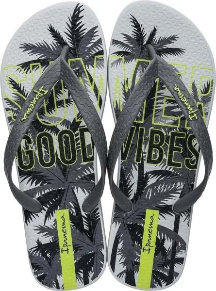 Męskie klapki Ipanema szare. Szare klapki męskie Ipanema, z materiału, wakacyjne. Za 131.99 zł.