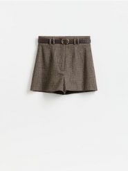 Szorty z wełną - wielobarwny. Szorty damskie Reserved, l, bez wzorów, z tkaniny. Za 149.99 zł.